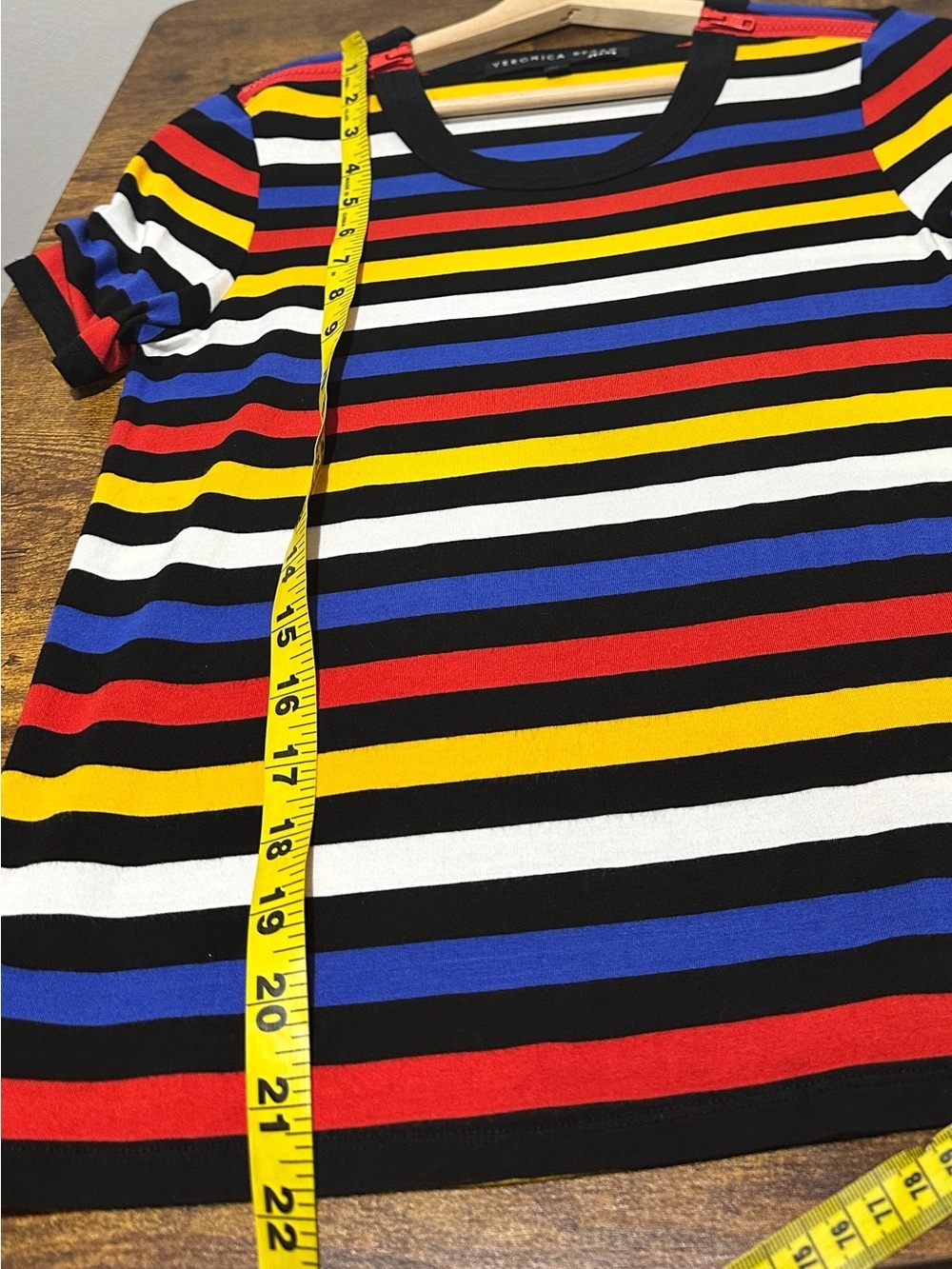 Veronica Beard Rush Striped Crewneck Tee - Picture 12 of 12